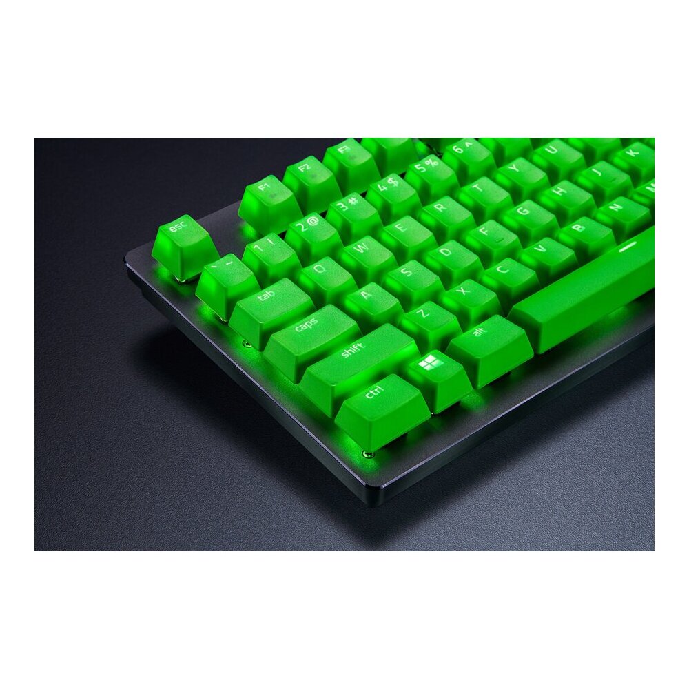 img Juego de actualización de teclas PBT Razer-Verde