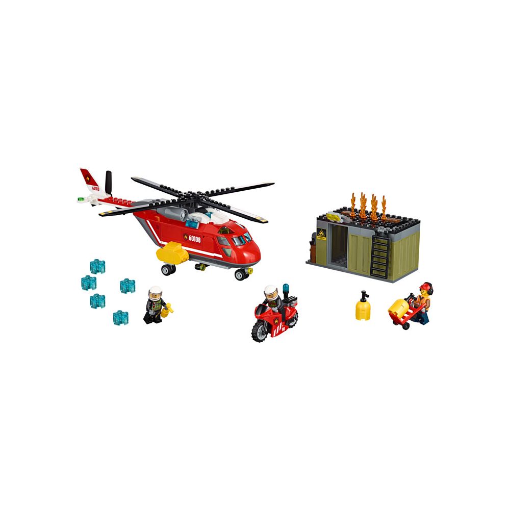 img Figuras Lego City Helicoptero Contra Incendios