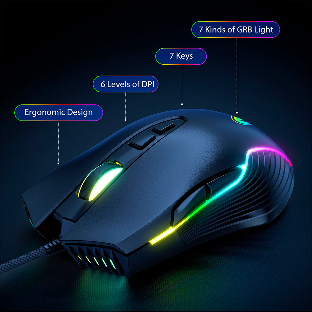 img Teclado Mecanico Y Mouse Huavi Gamer K-01
