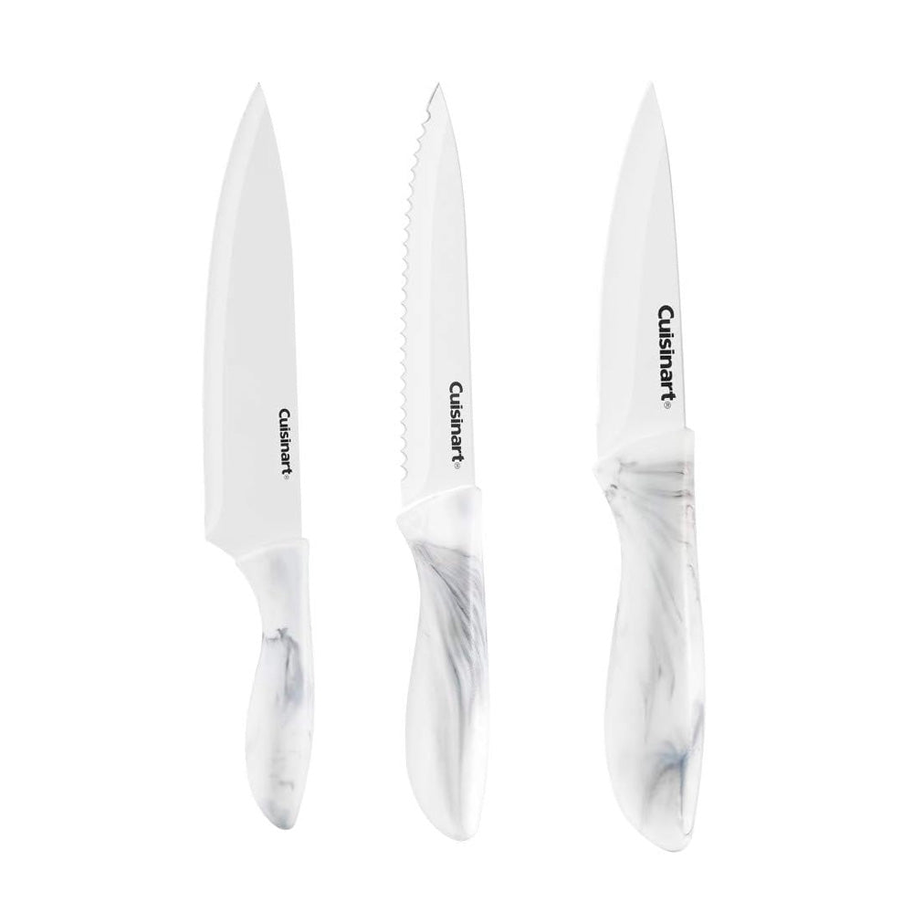 img Juego de Tabla de Cortar Cuisinart con Cuchillos de 7 Piezas Mármol Sintético