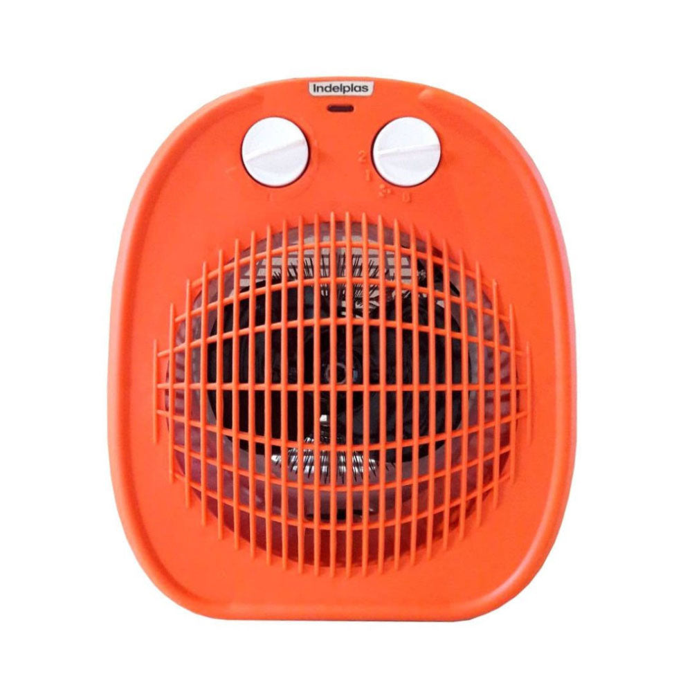 Caloventor Calefaccion Indelplas 1800w Corte Termostato Bajo Consumo Naranja