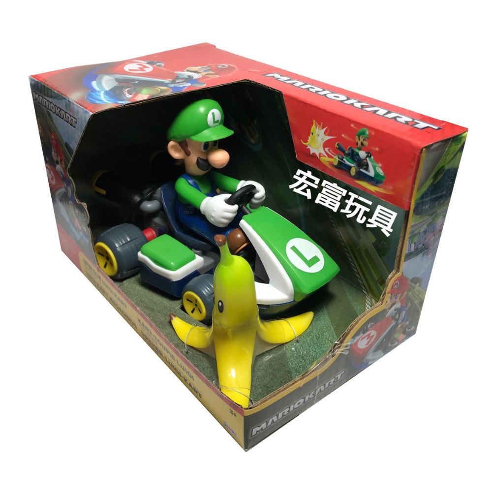 img Figura de Acción Jakks Pacific Luigi Kart Megagiros Con Banana
