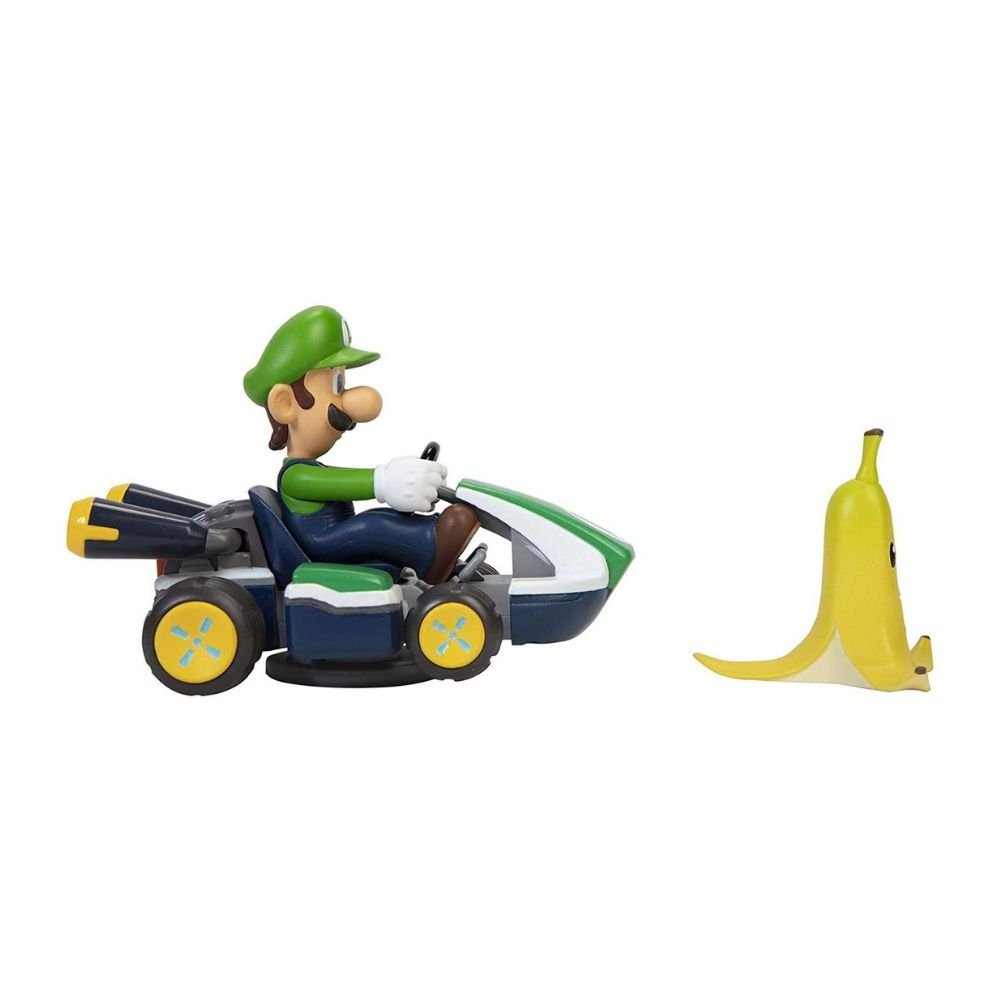 img Figura de Acción Jakks Pacific Luigi Kart Megagiros Con Banana