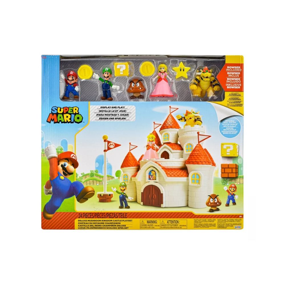 img Figura de Accion Jakks Playset Mario Bross Castillo Reino Champiñón Deluxe Mario Bros