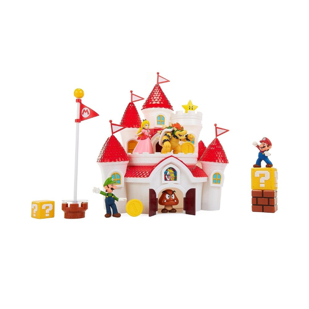 img Figura de Accion Jakks Playset Mario Bross Castillo Reino Champiñón Deluxe Mario Bros
