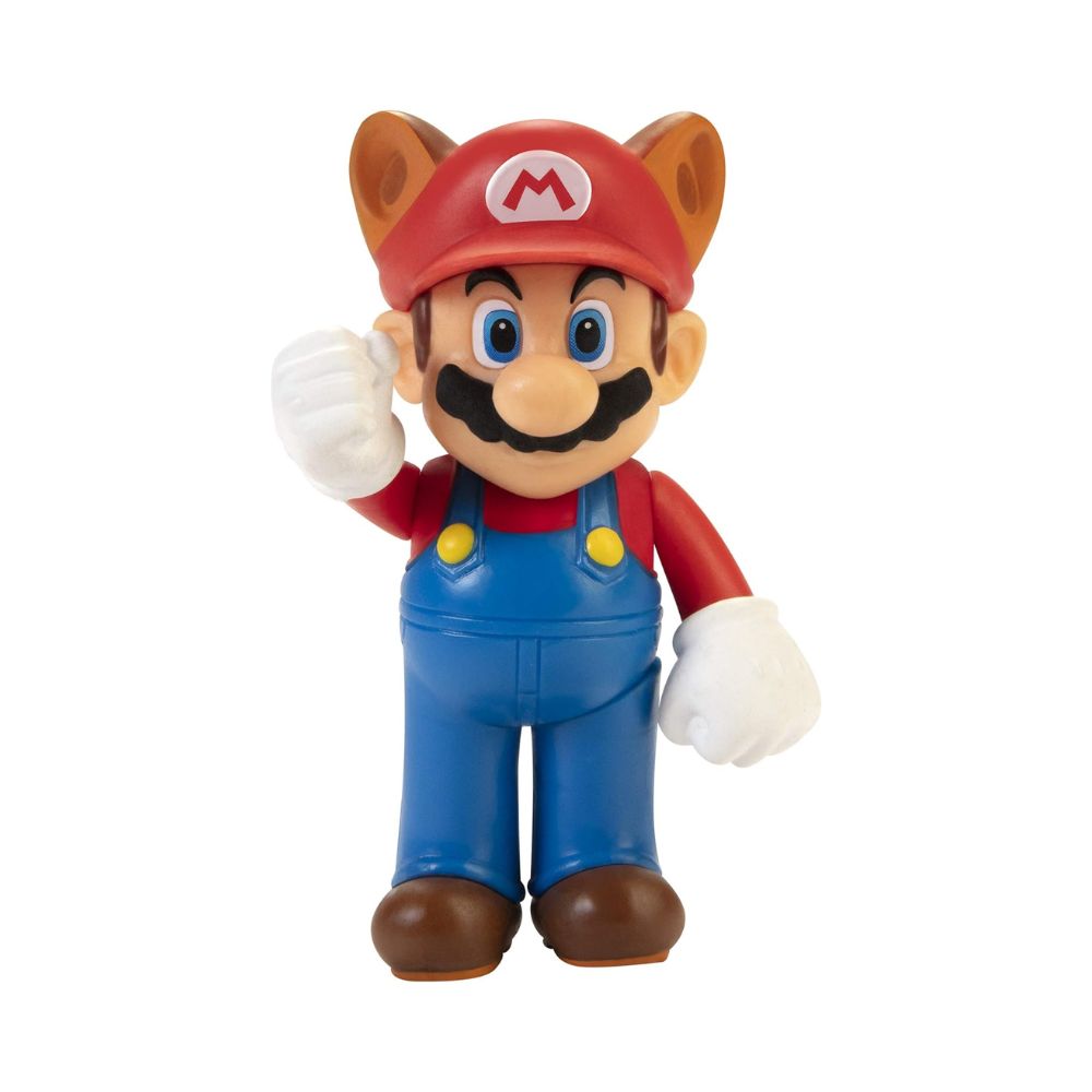 img Figura de Accion Jakks Super Mario Raccon Mario de 2.5 pulgadas