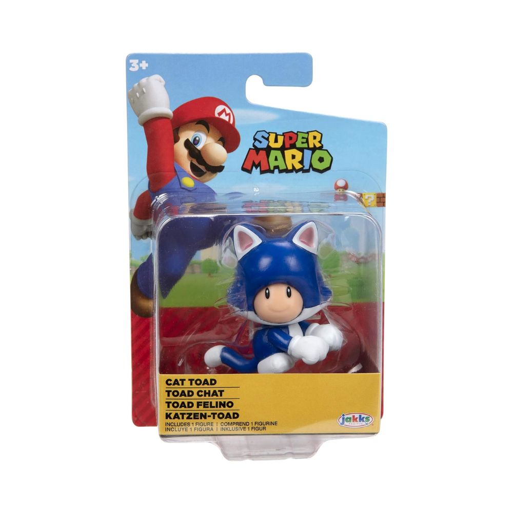 img Figura de Accion Jakks Super Mario Toad Felino de 2.5 Pulgadas