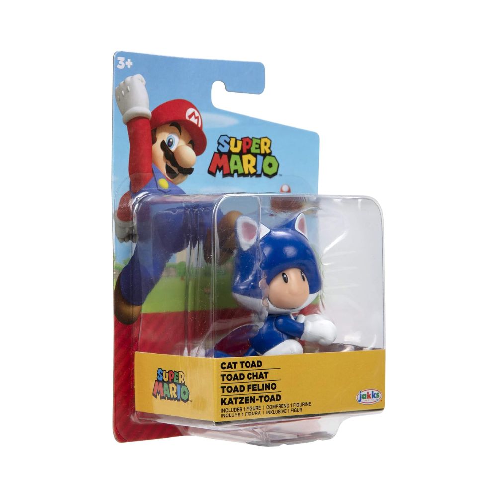 img Figura de Accion Jakks Super Mario Toad Felino de 2.5 Pulgadas