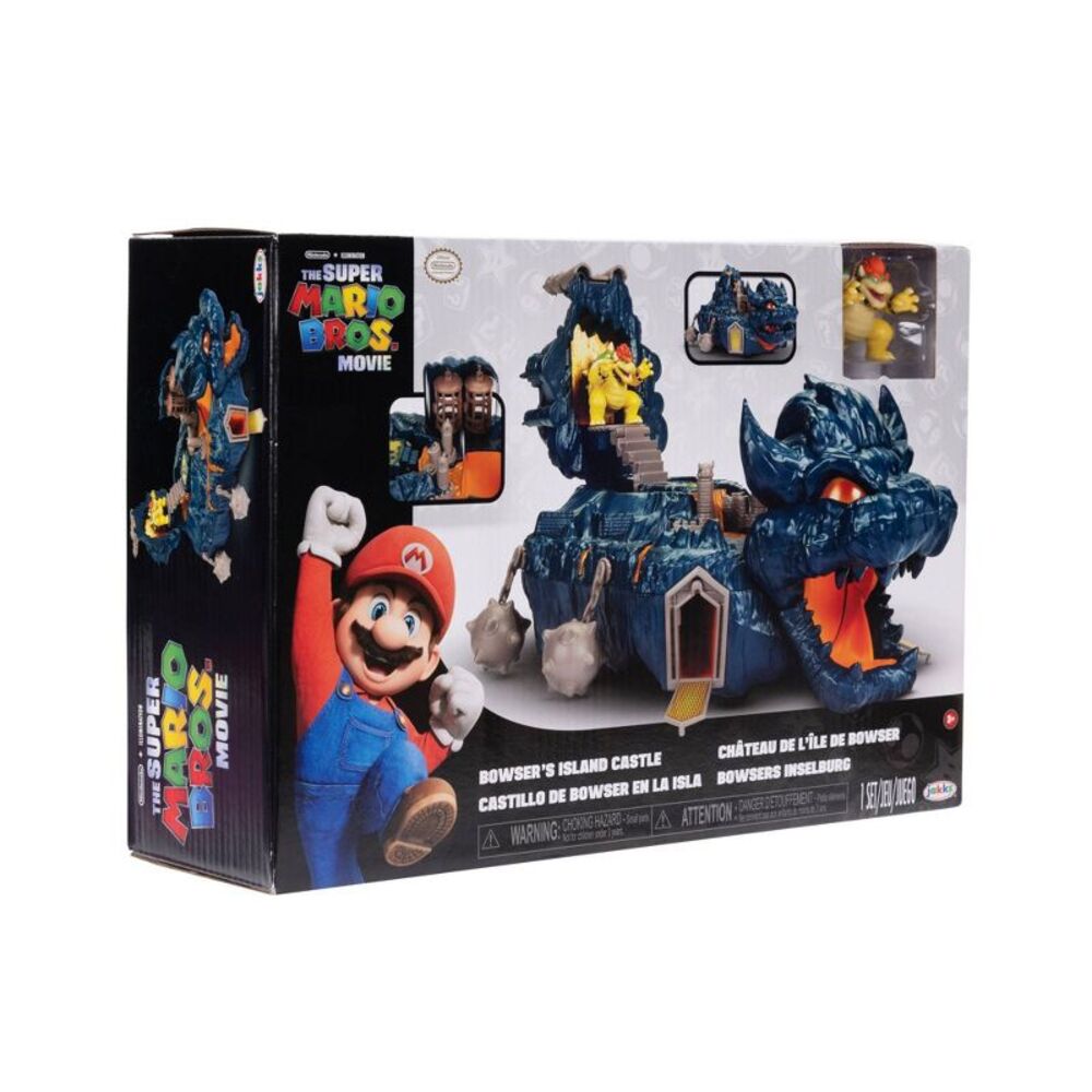 img Juego de figuras de acción Jakks Nintendo The Super Mario Bros Movie Castillo de la isla de Bowser