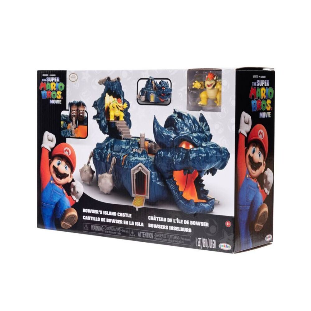 img Juego de figuras de acción Jakks Nintendo The Super Mario Bros Movie Castillo de la isla de Bowser