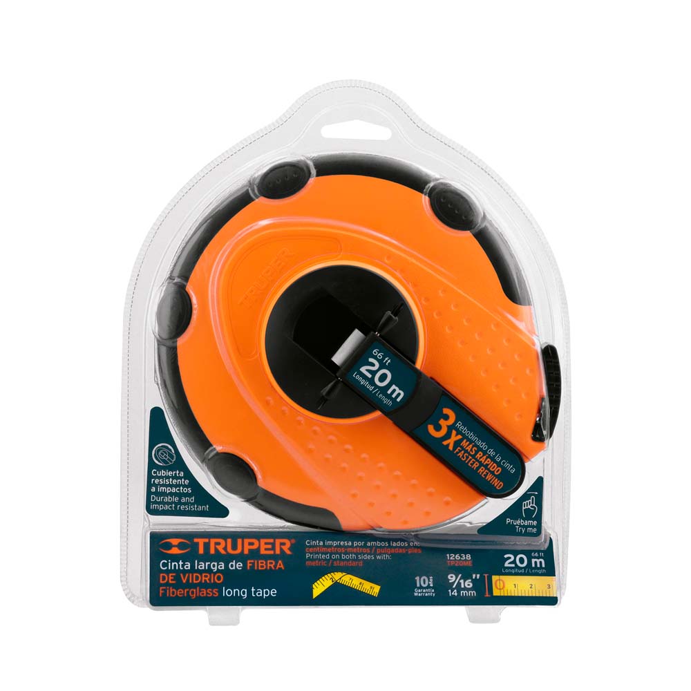 img Flexómetro Truper 20m de Fibra de Vidrio