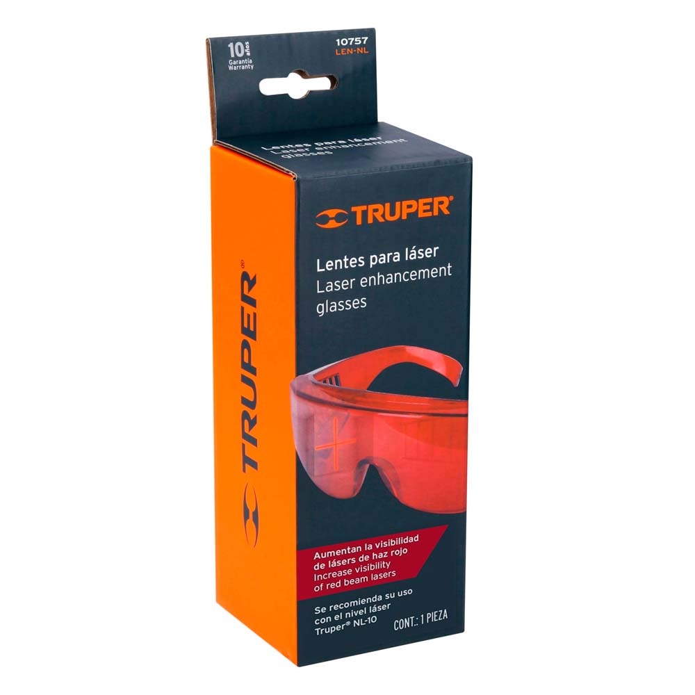img Lentes de Seguridad Truper para Láser Color Rojo
