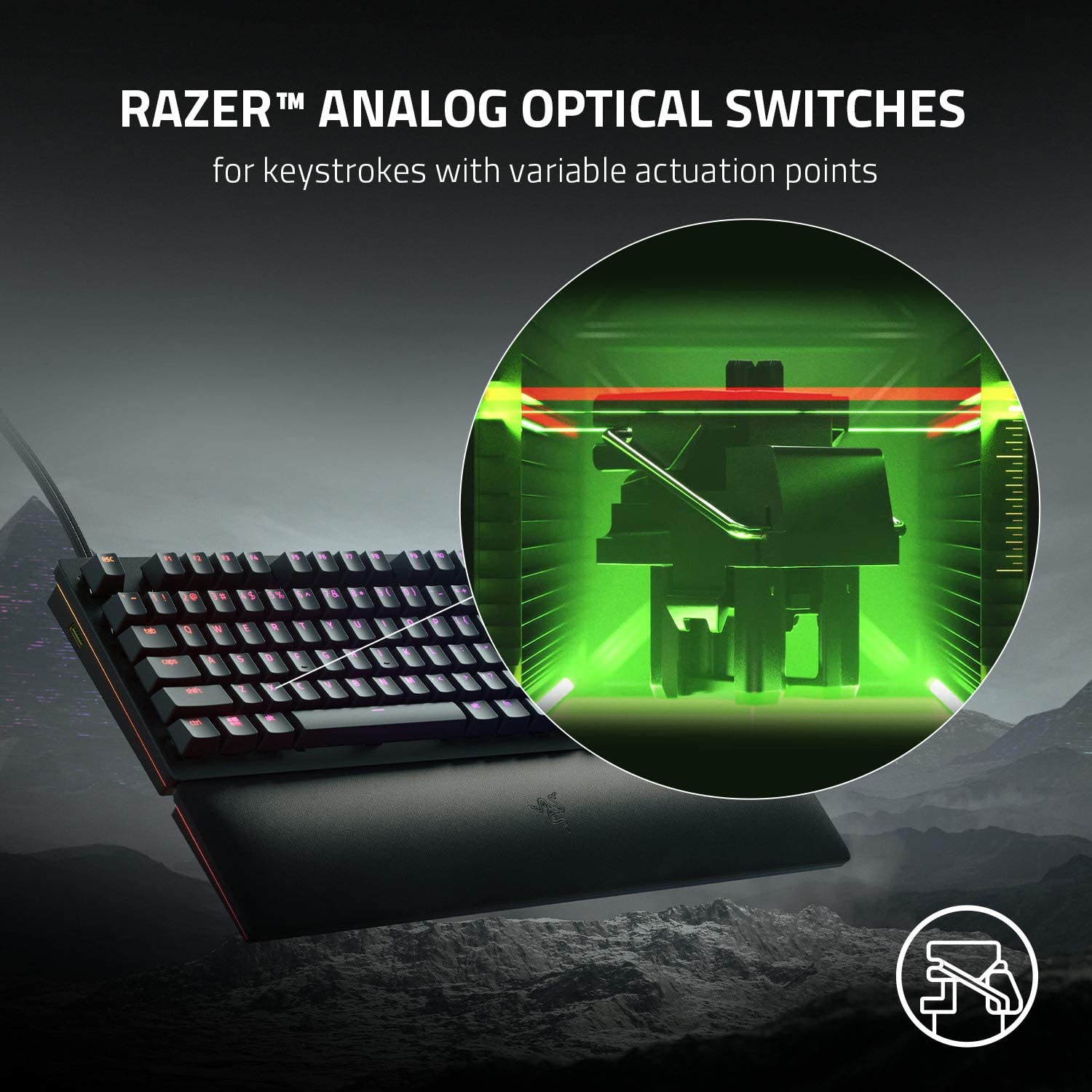 img Teclado Gamer Razer Gaming Huntsman V2 Bluetooth