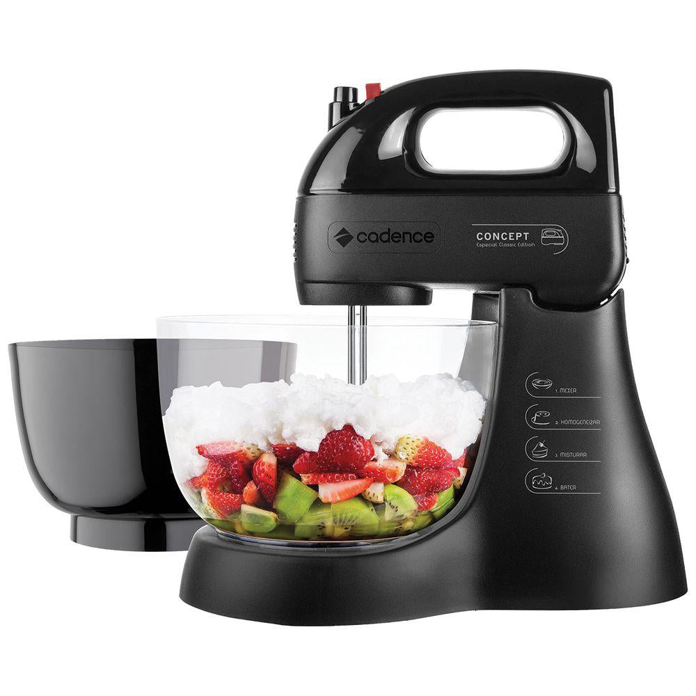 img Batidora Cadence Negra con Plato BAT279