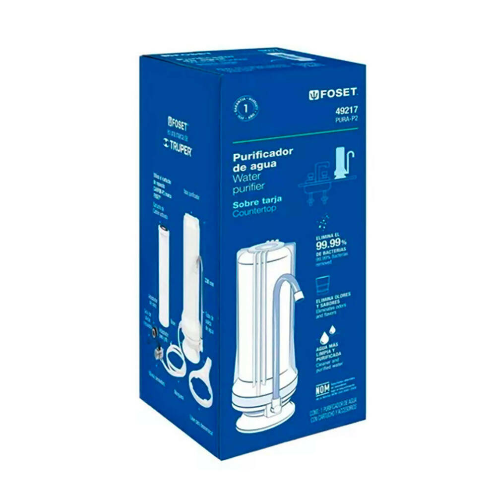 img Purificador de Agua Foset Sobre Mesón