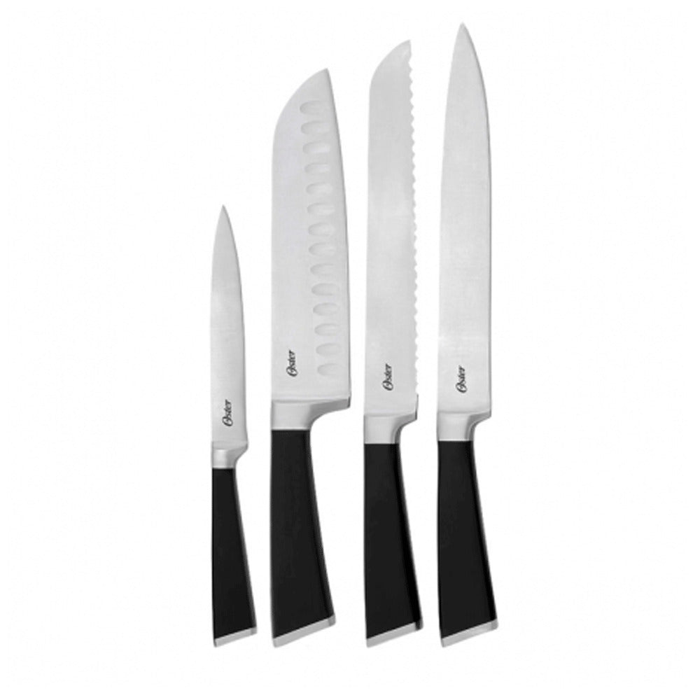 img Juego de 4 Cuchillos y soporte churrasco Oster os-26330