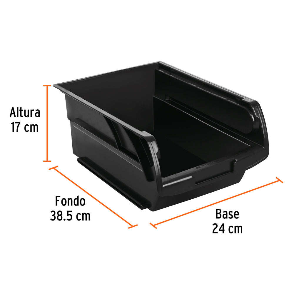 img Gaveta Apilable Truper de plástico 38.5 x 24 x 17 cm
