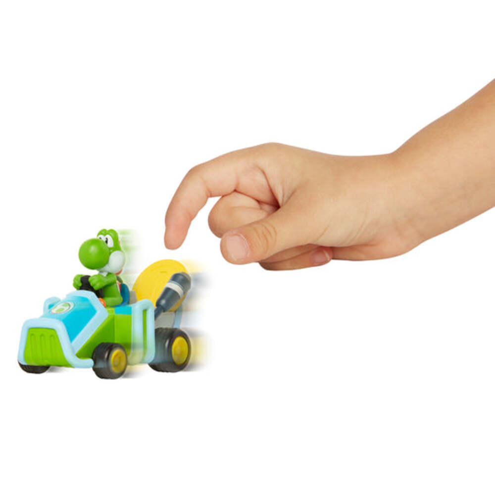 img Figura de Accion Jakks Luigi Mario Kart Coche Con Moneda