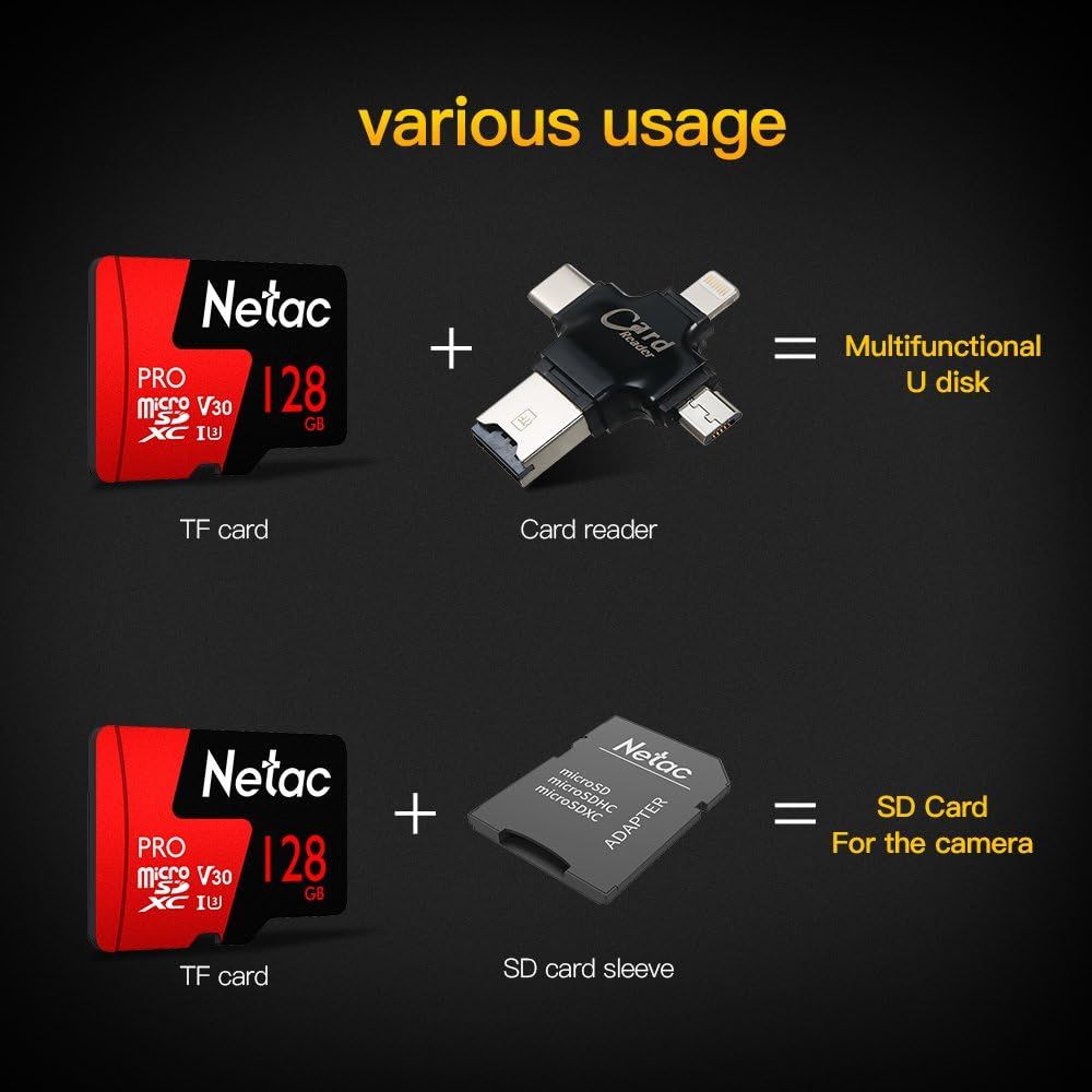 img Micro SD Netac 128GB Extreme Pro