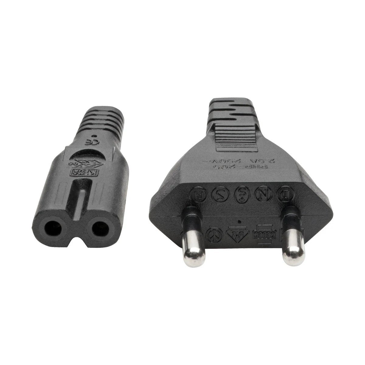 Cable de Alimentación para Computadora Tripp-Lite con Clavija Europea C7 a Schuko 2