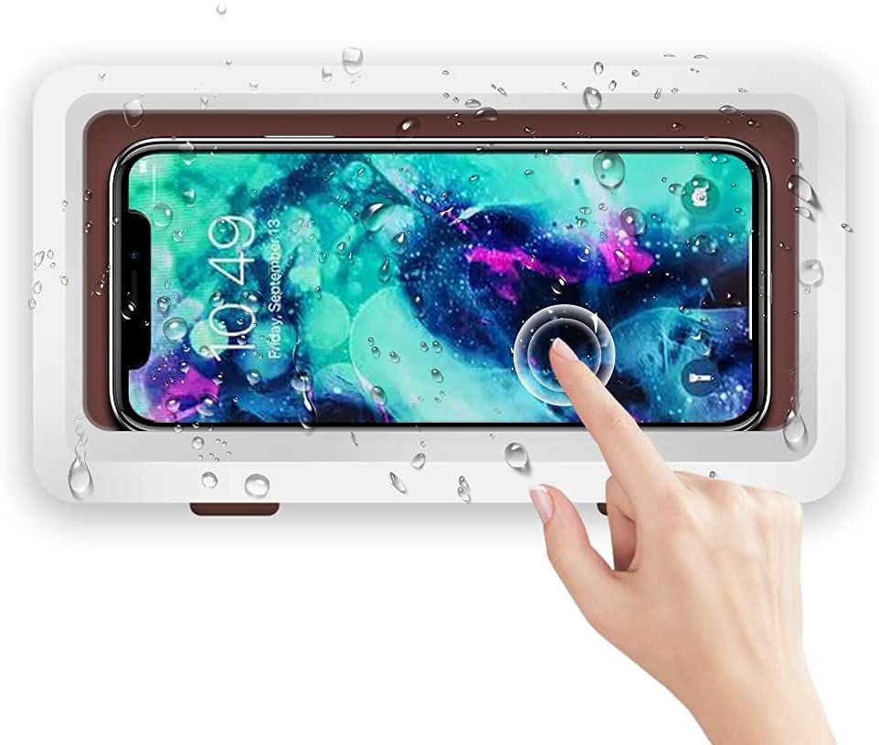 img Soporte Para Teléfono Woowgiao Impermeable con Superficie Táctil Antivaho