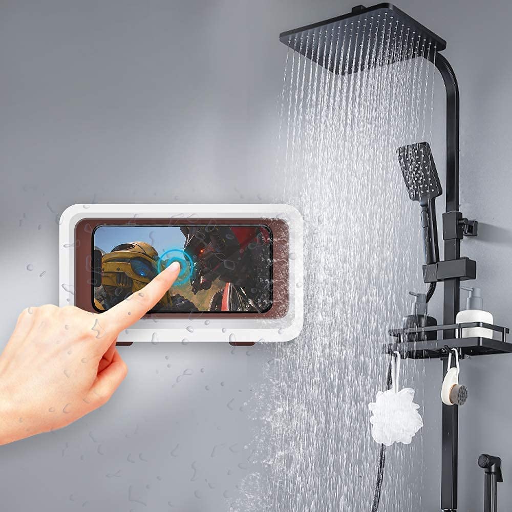 img Soporte Para Teléfono Woowgiao Impermeable con Superficie Táctil Antivaho