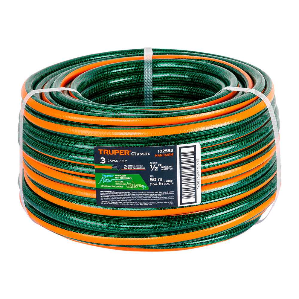 img Manguera Truper Medida de 1"x 50 Metros