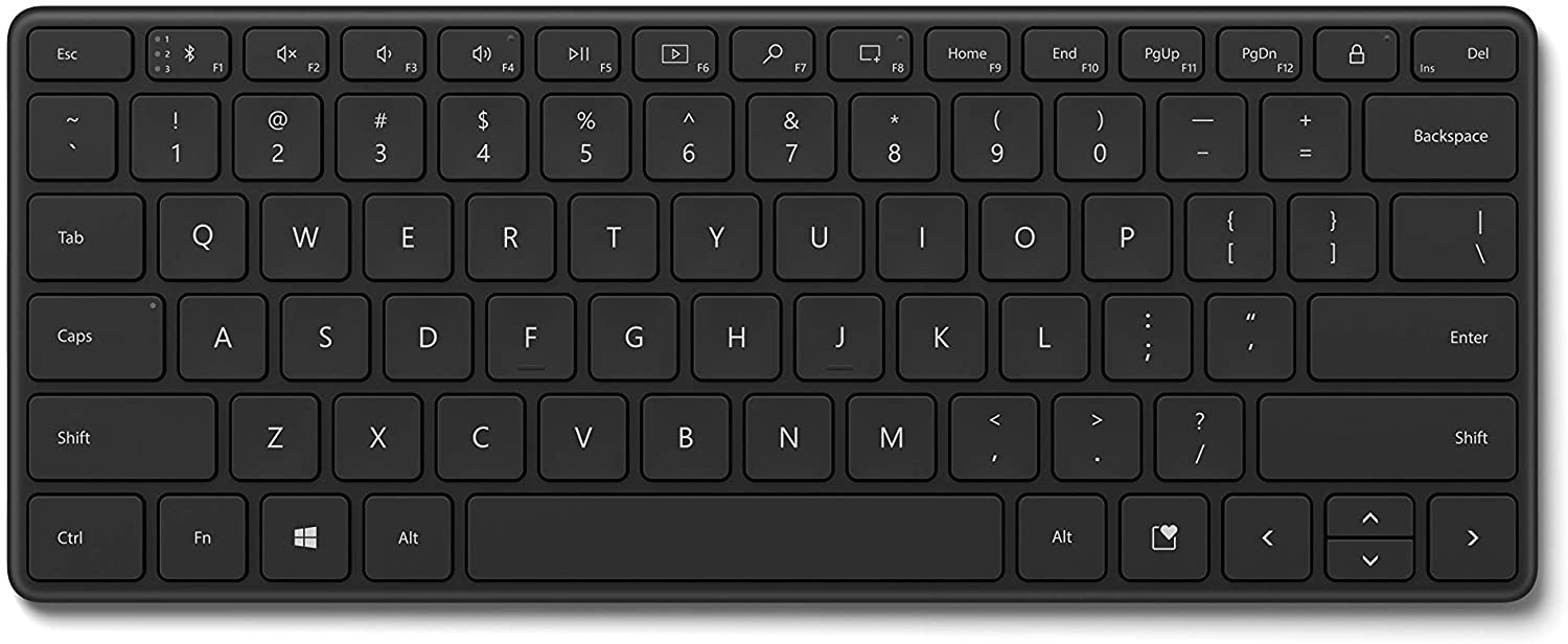 img Teclado Inalámbrico Microsoft Compacto Negro