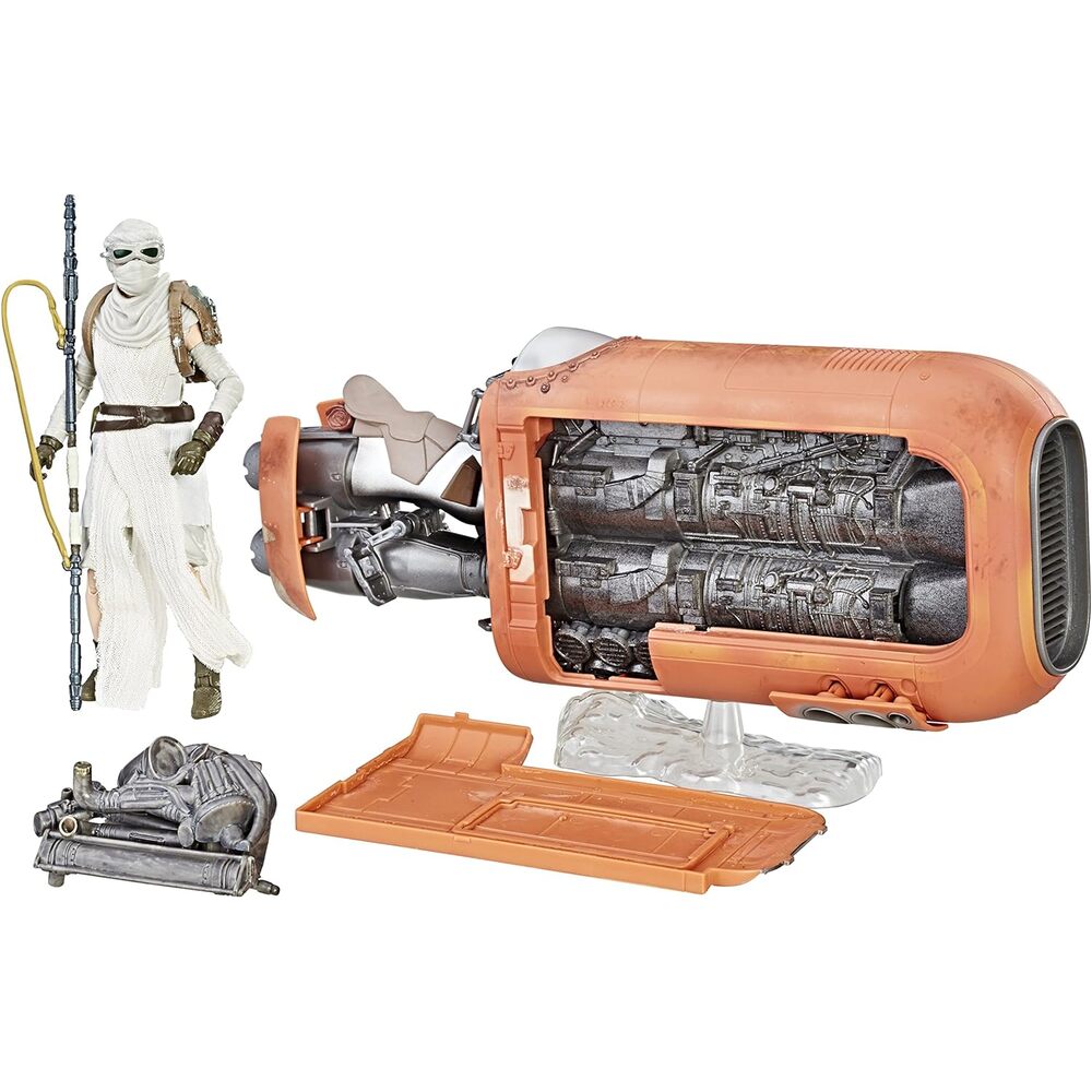 img FIGURA DE ACCION HHSBR SW E7 BS REY'S SPEEDER The Black Series