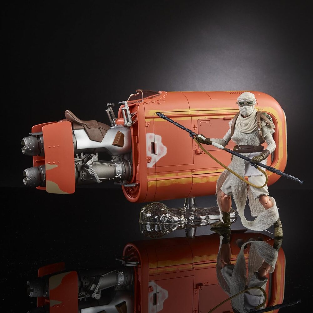 img FIGURA DE ACCION HHSBR SW E7 BS REY'S SPEEDER The Black Series