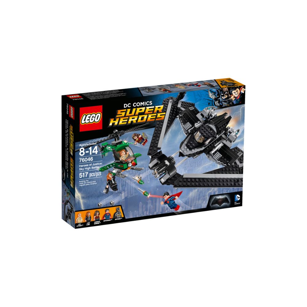img LEGO SUPER HEROES OF JUSTICIA SKY HIG BATTLE 76046 de 517 Piezas