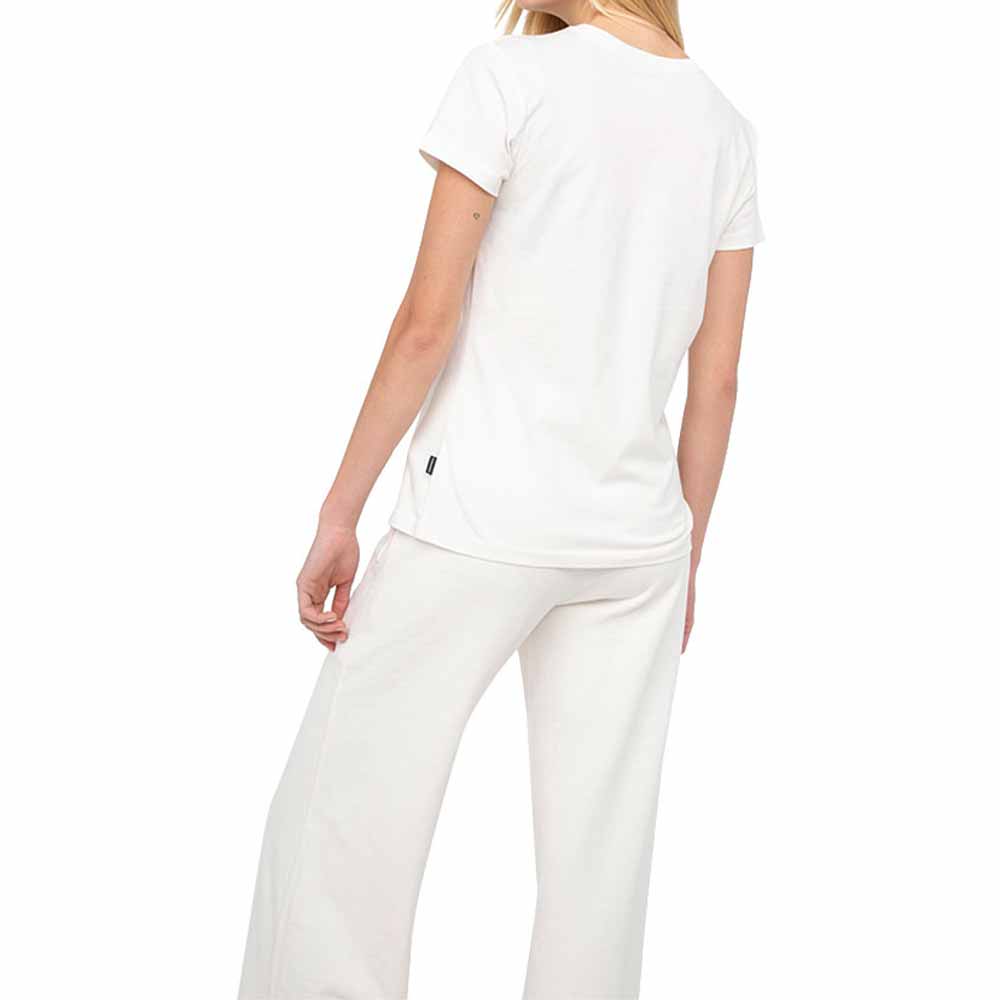 img Polera Converse Color Blanco Con Estampado