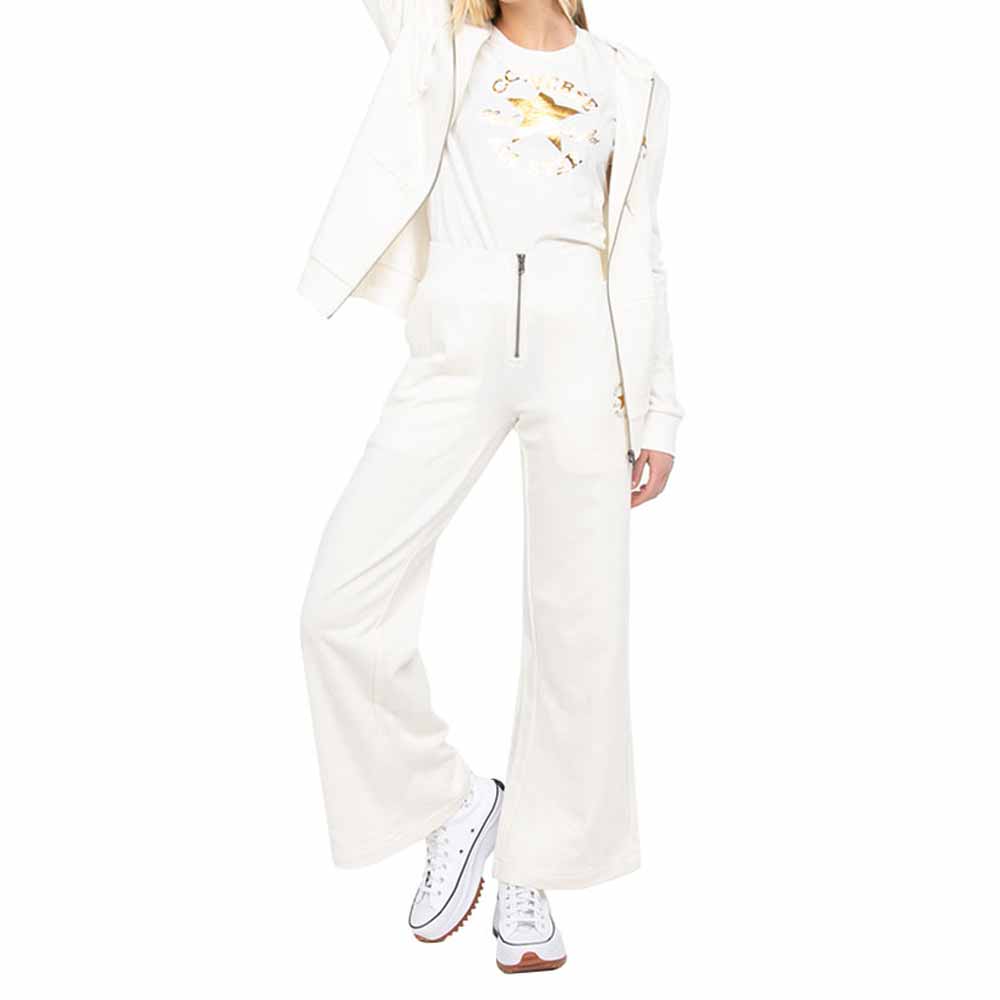 img Polera Converse Color Blanco Con Estampado