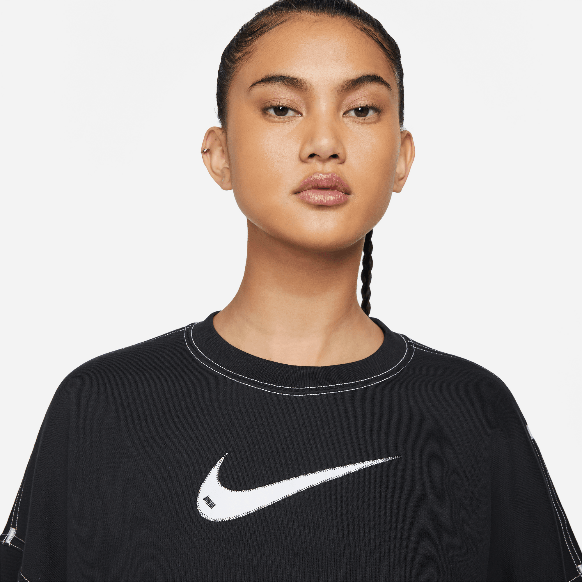 img Manga Larga Nike Cuello Redondo