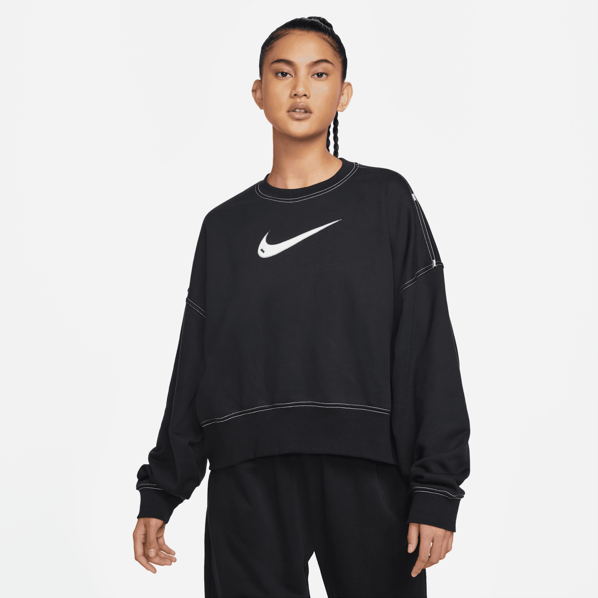 img Manga Larga Nike Cuello Redondo
