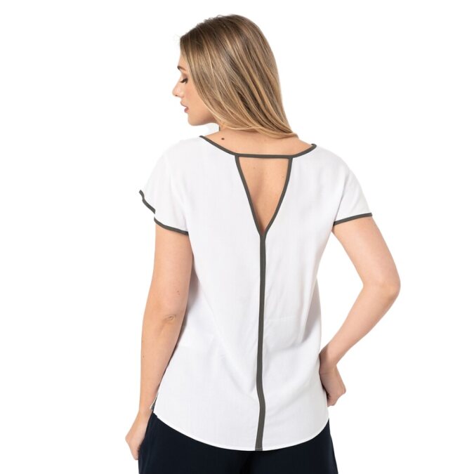 img Blusa Armani Exchange en Color Blanco