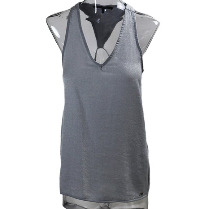 Blusa Armani Exchange en Color Plata
