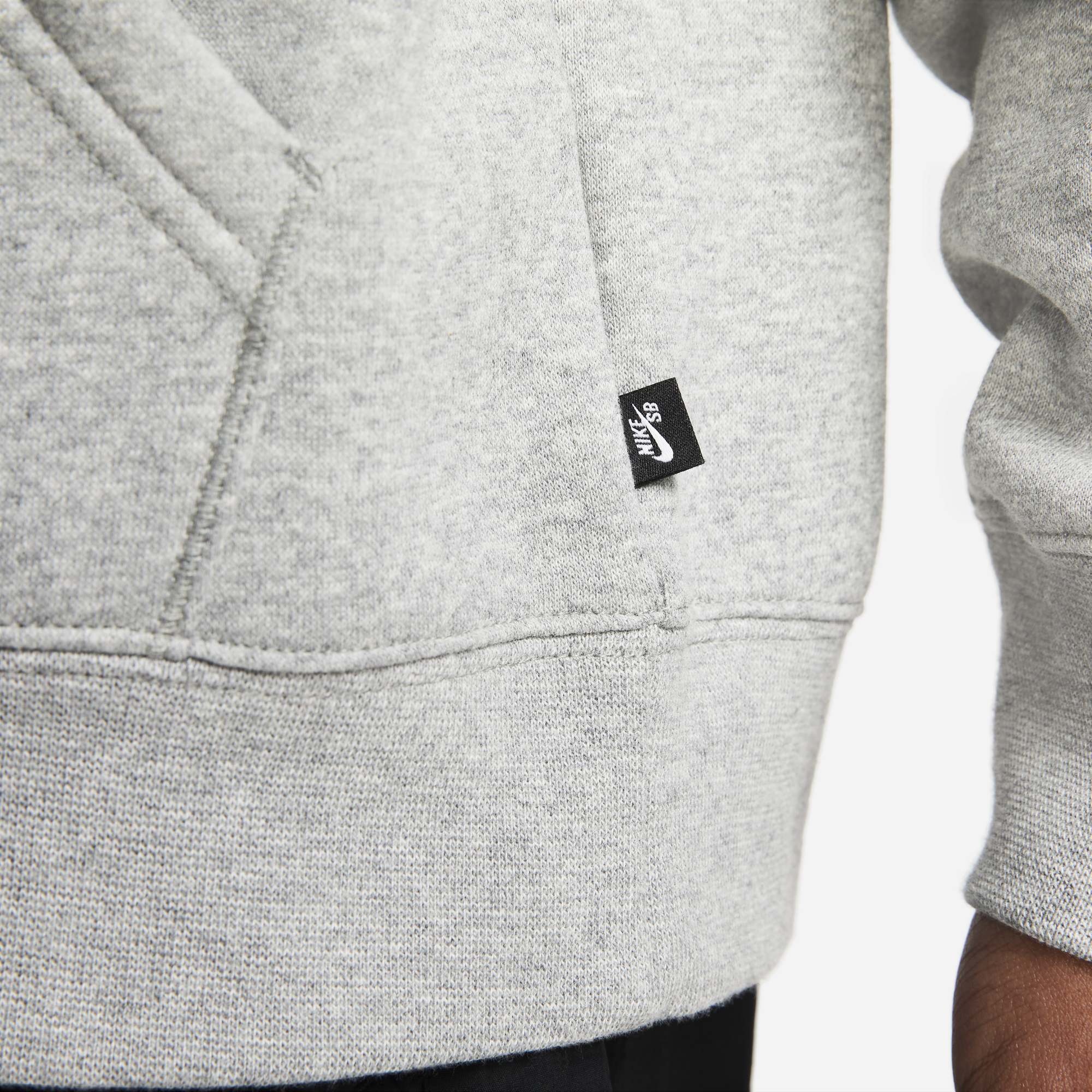 img Canguro Nike Color Plomo Con Capucha