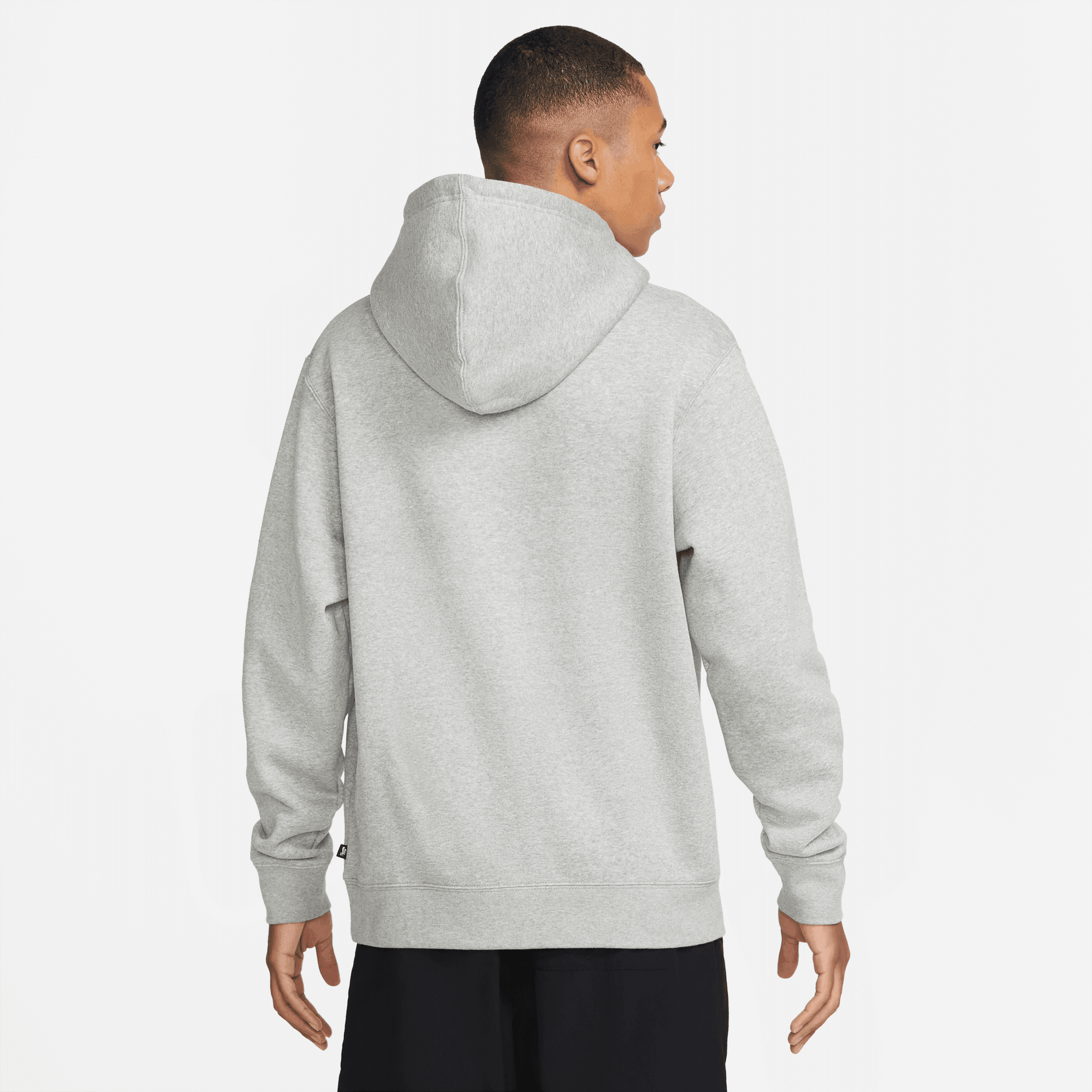 img Canguro Nike Color Plomo Con Capucha