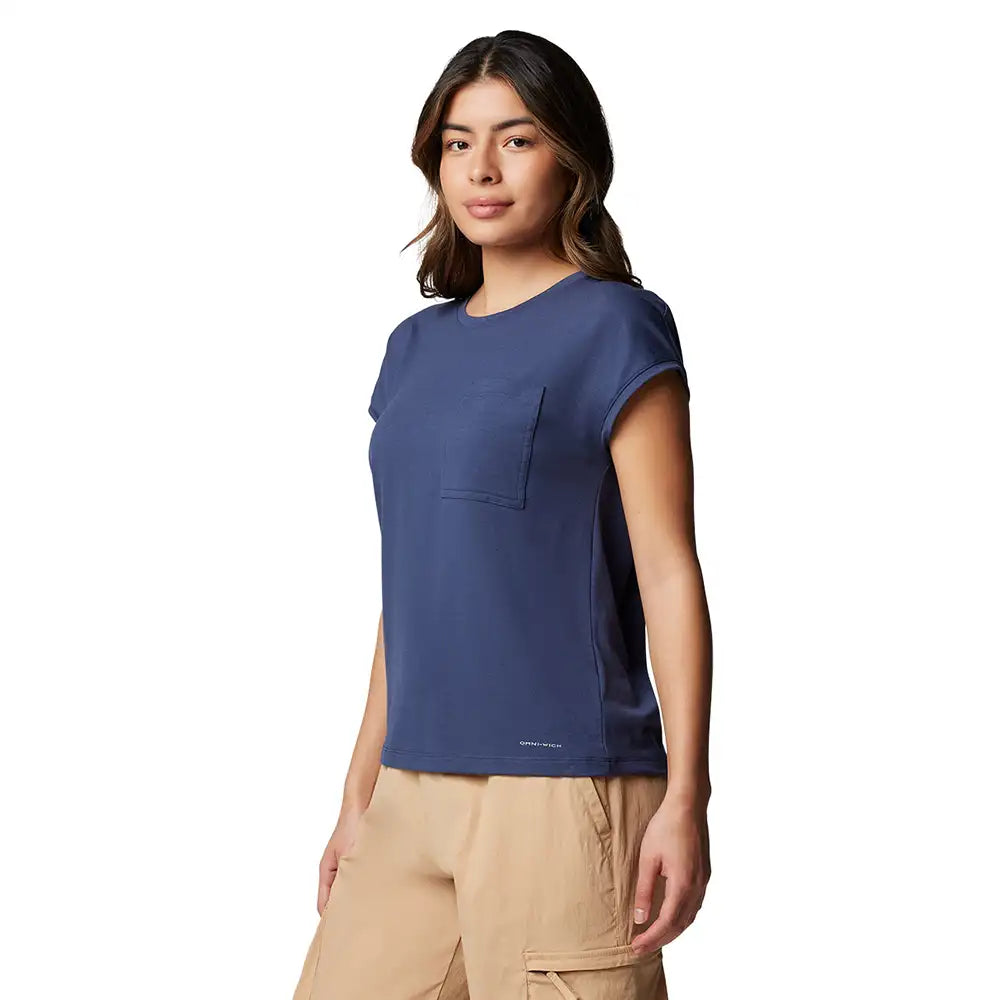 img Camiseta para Dama Columbia Boundless Trek™ Short Sleeve Tee Nocturnal