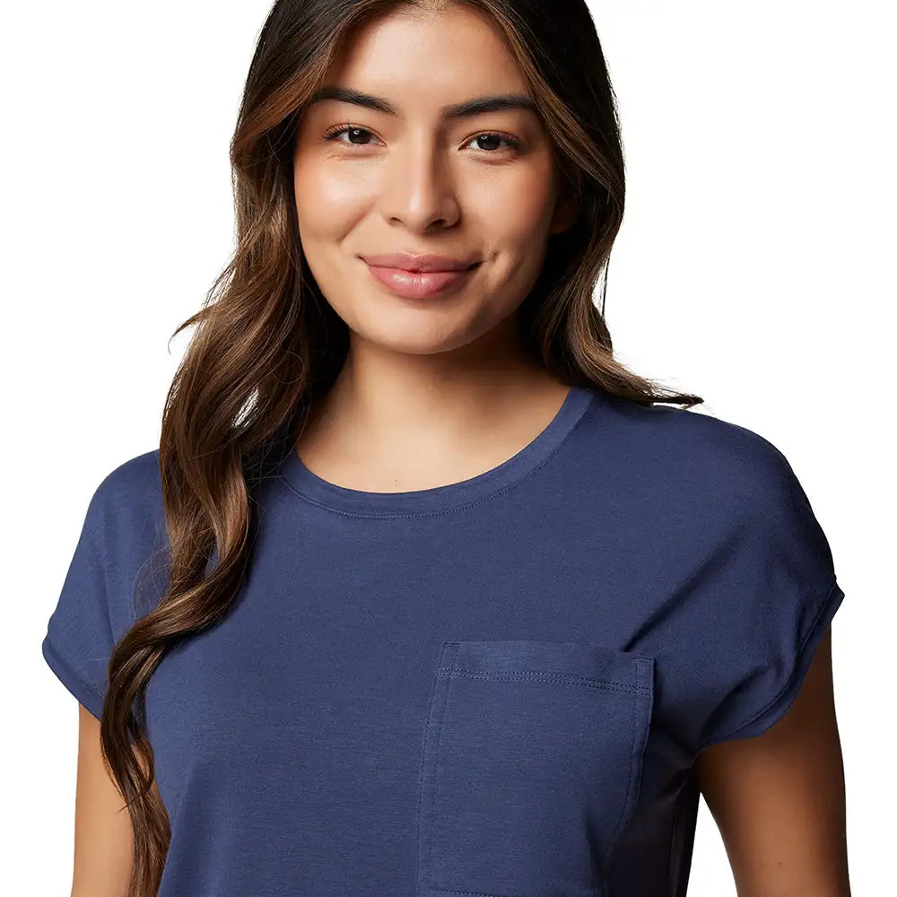 img Camiseta para Dama Columbia Boundless Trek™ Short Sleeve Tee Nocturnal