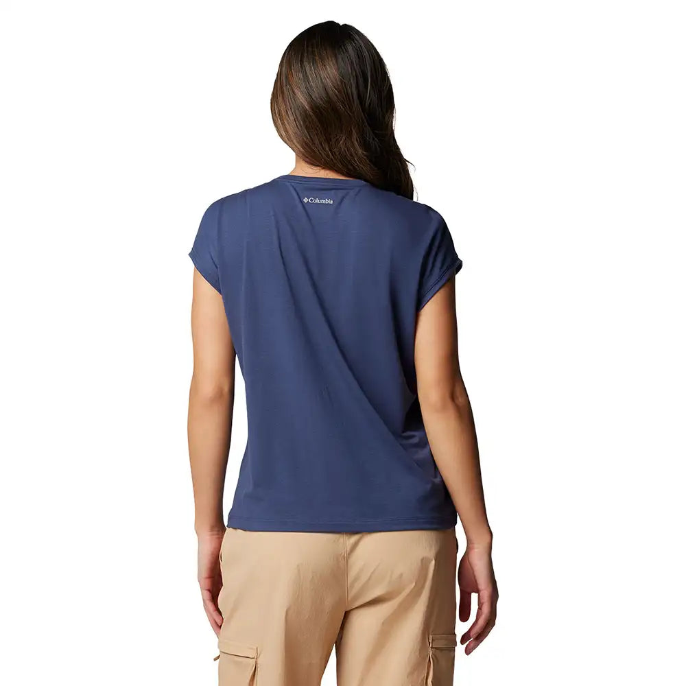 img Camiseta para Dama Columbia Boundless Trek™ Short Sleeve Tee Nocturnal