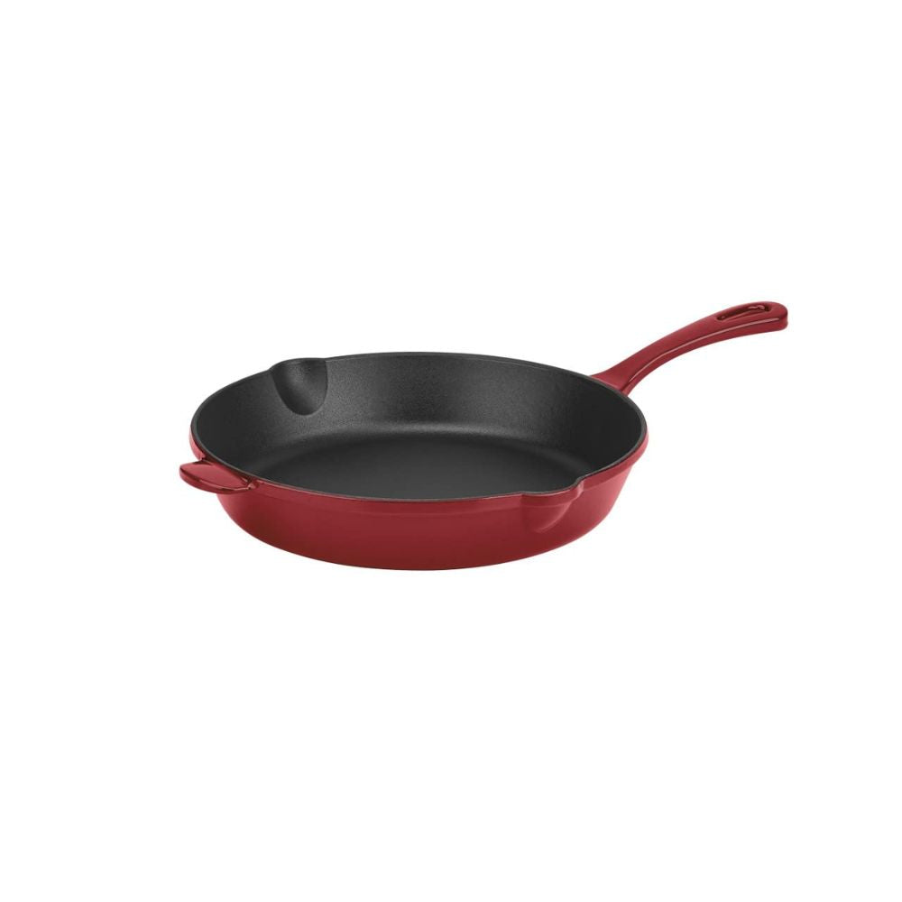 img Sartén Cuisinart Redonda de 10" en Color Rojo Cardenal