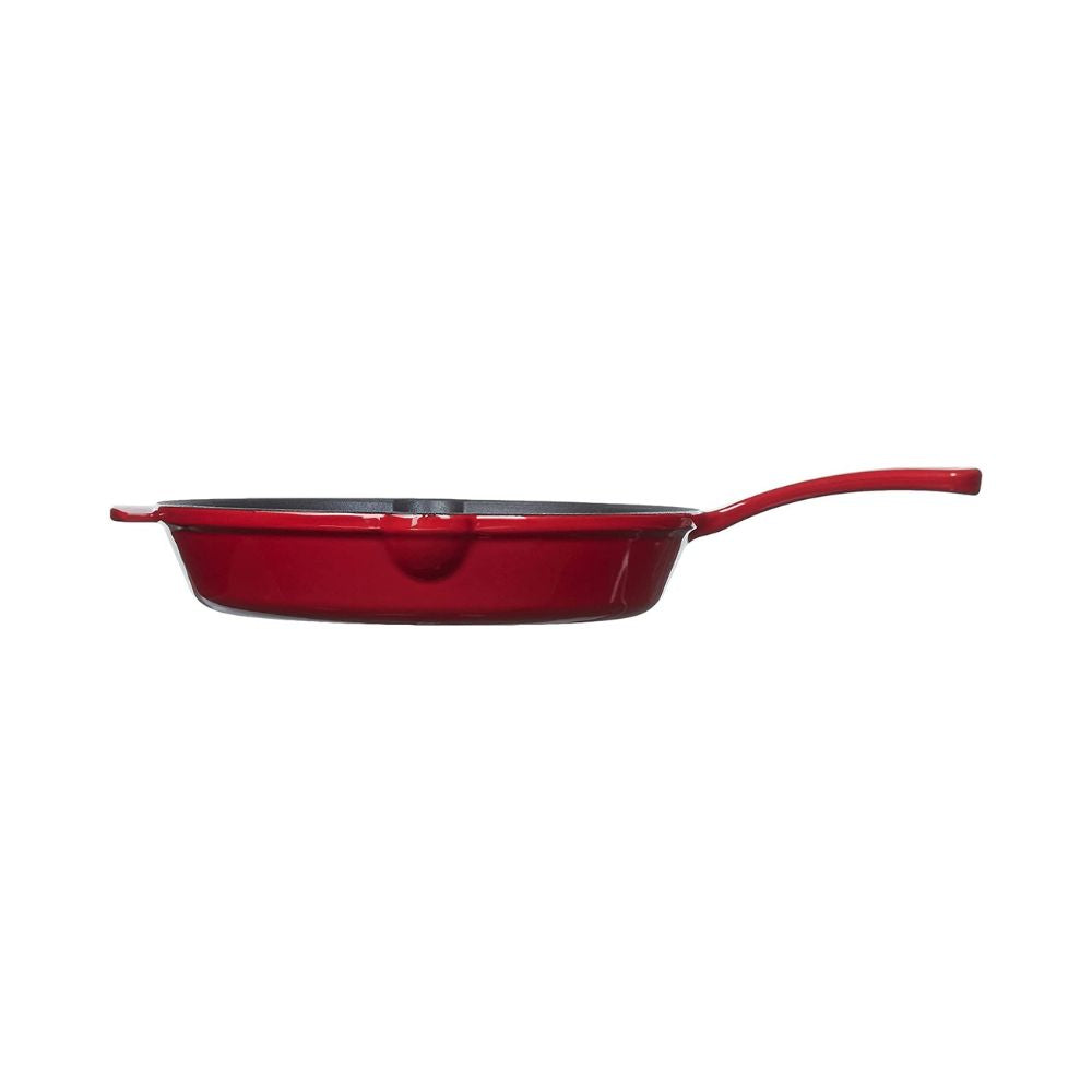 img Sartén Cuisinart Redonda de 10" en Color Rojo Cardenal