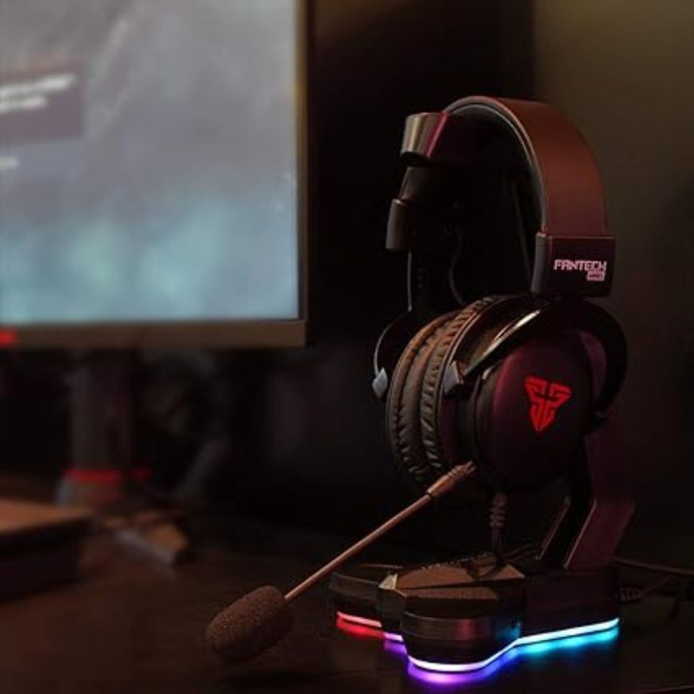 img Soporte Para Audífonos Gamer Fantech Torre Con Luces RGB