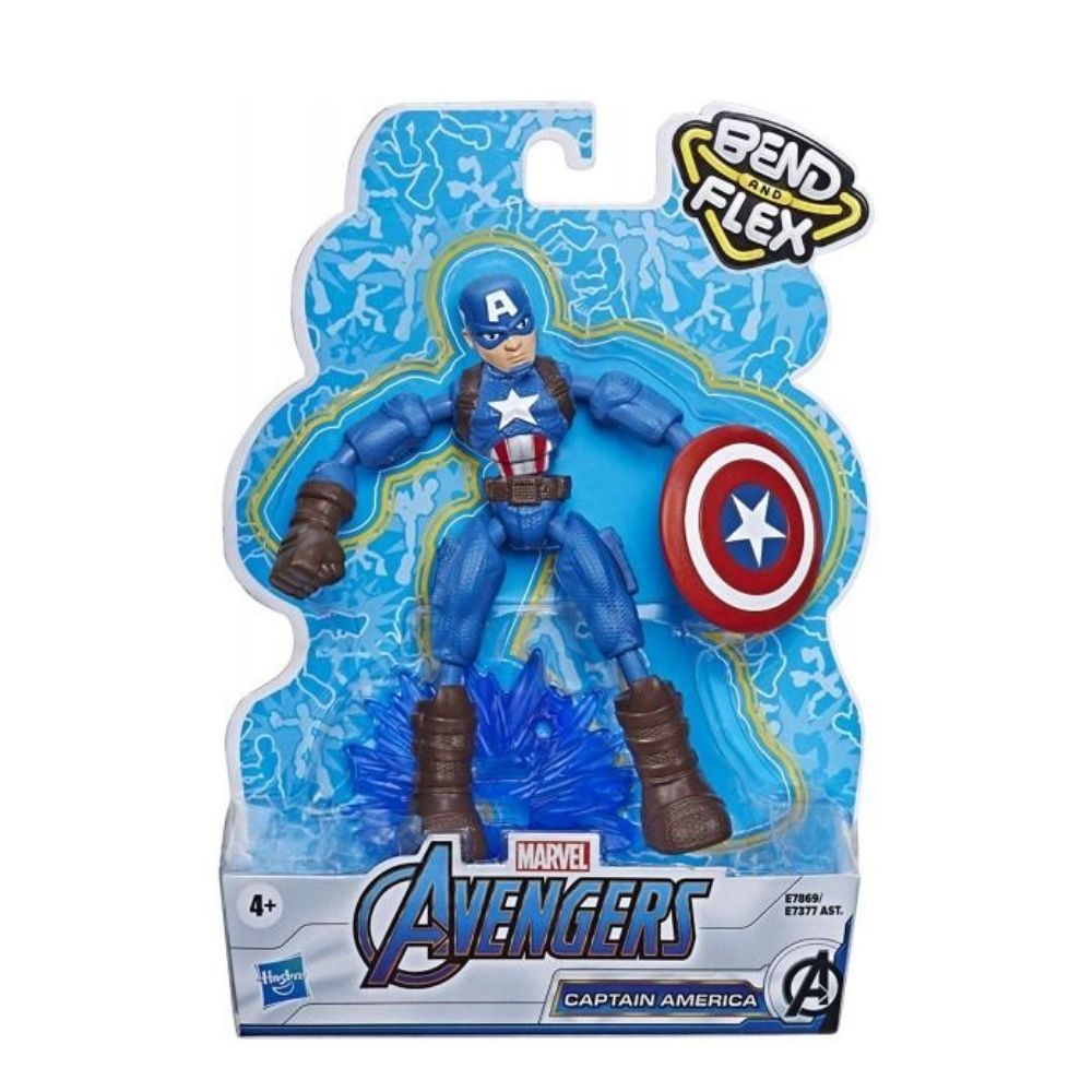 img Capitan America Hasbro Bend and Flex