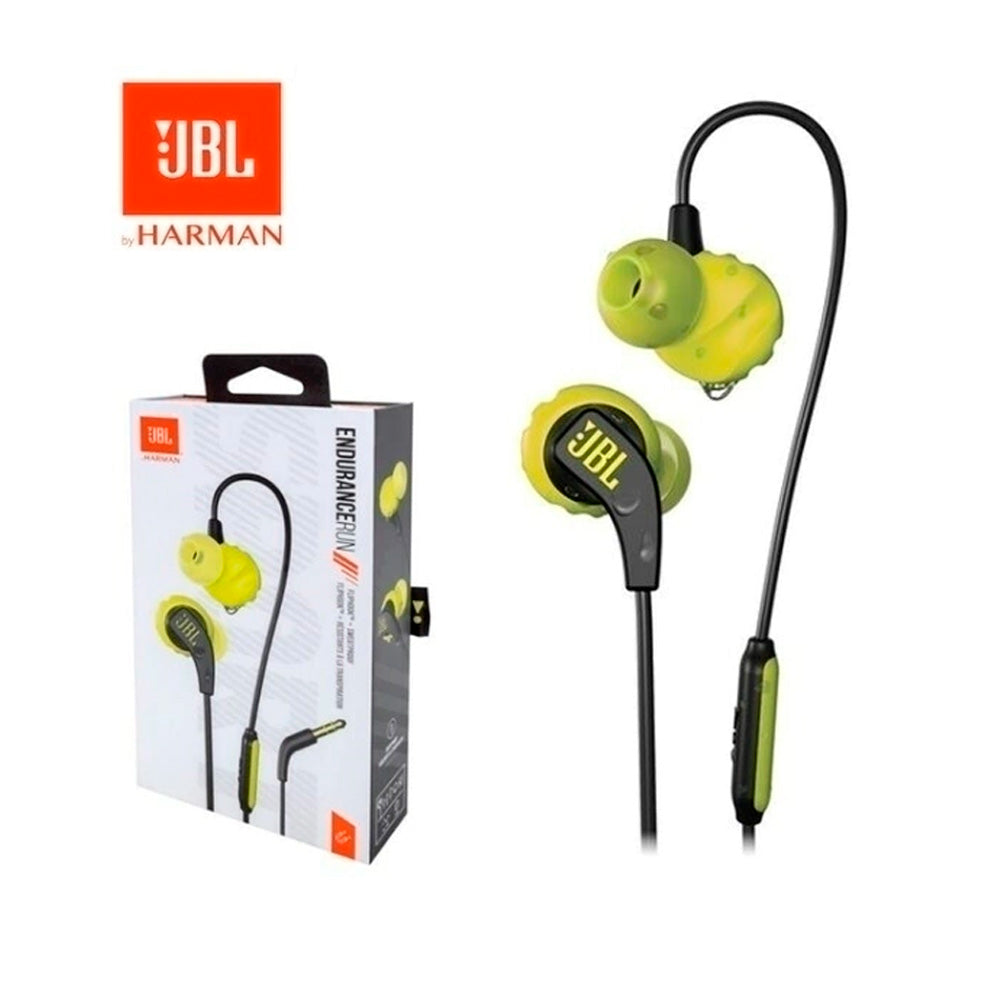 img Audífonos JBL Endurance Run W IE Negro con Amarillo