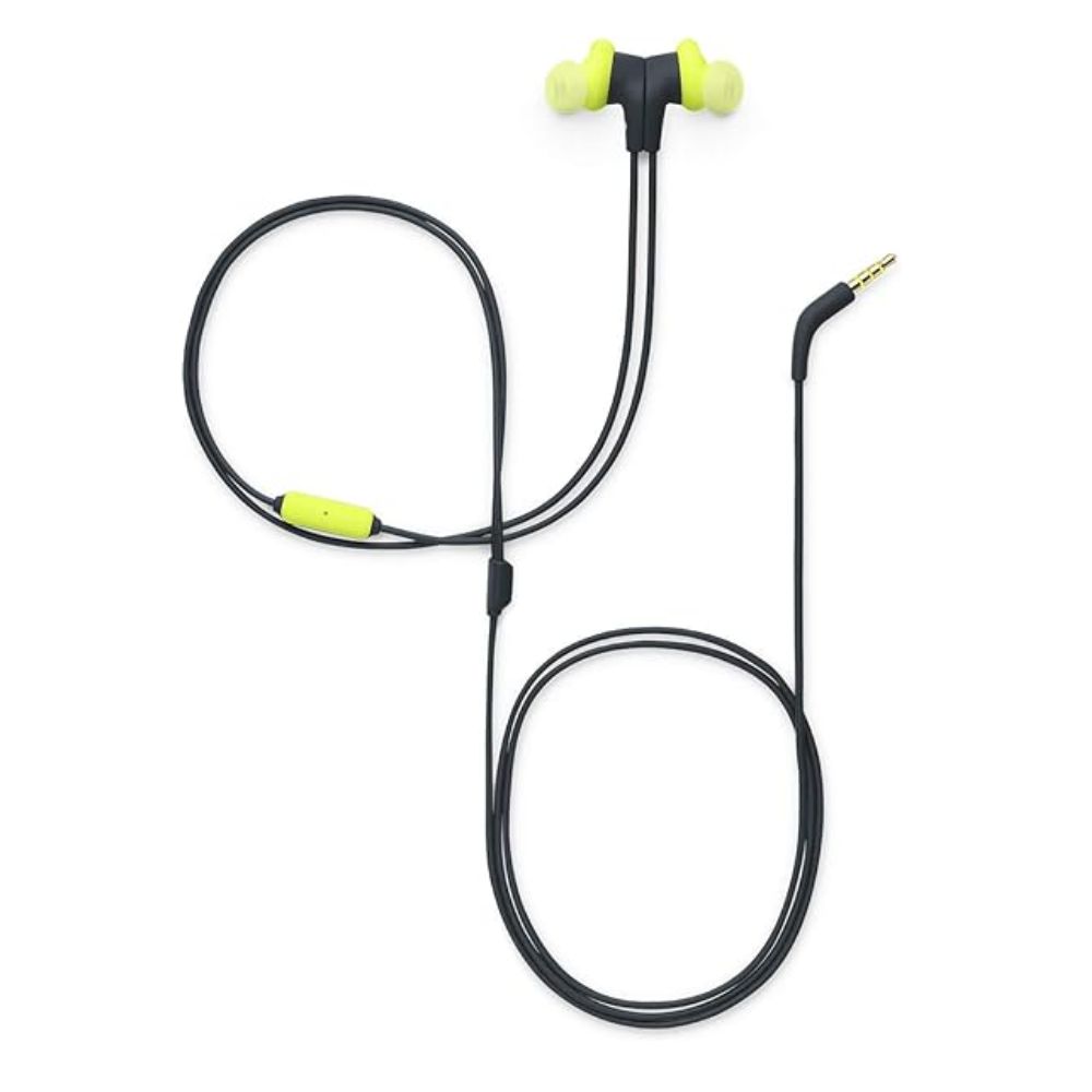 img Audífonos JBL Endurance Run W IE Negro con Amarillo