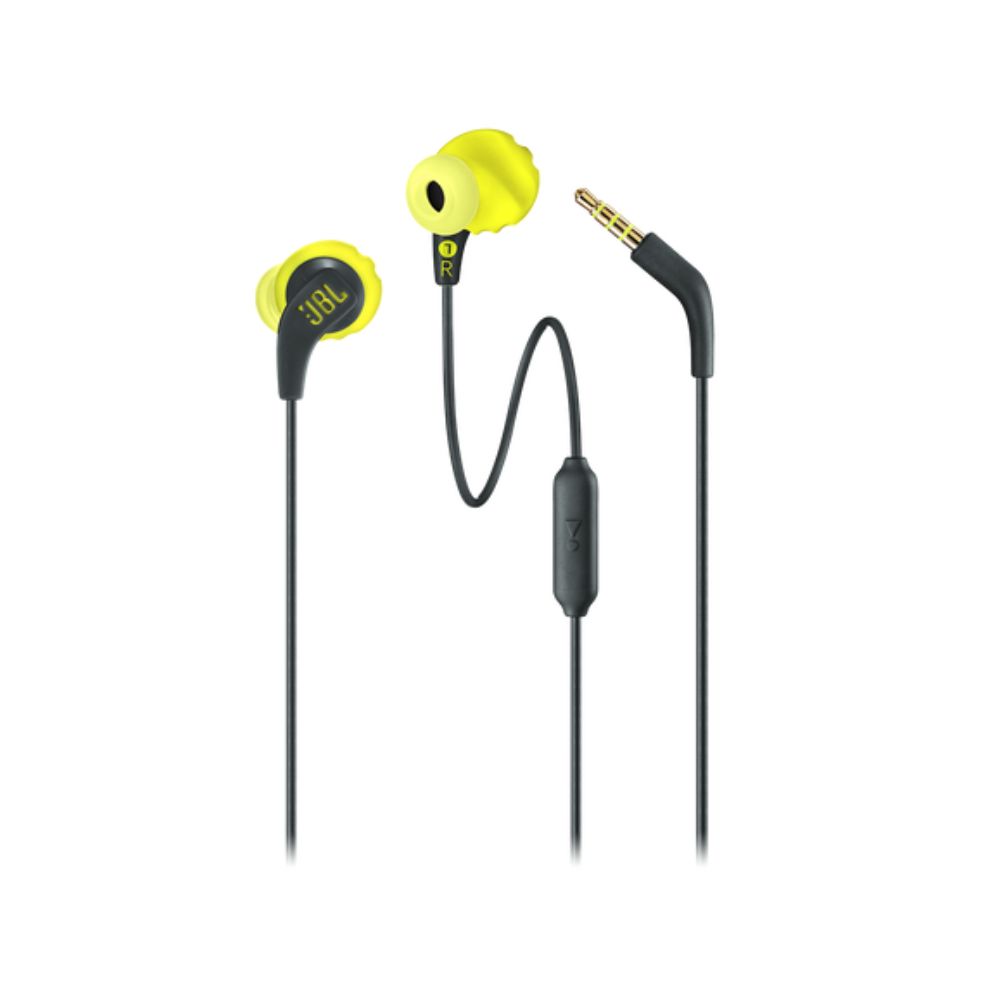 img Audífonos JBL Endurance Run W IE Negro con Amarillo