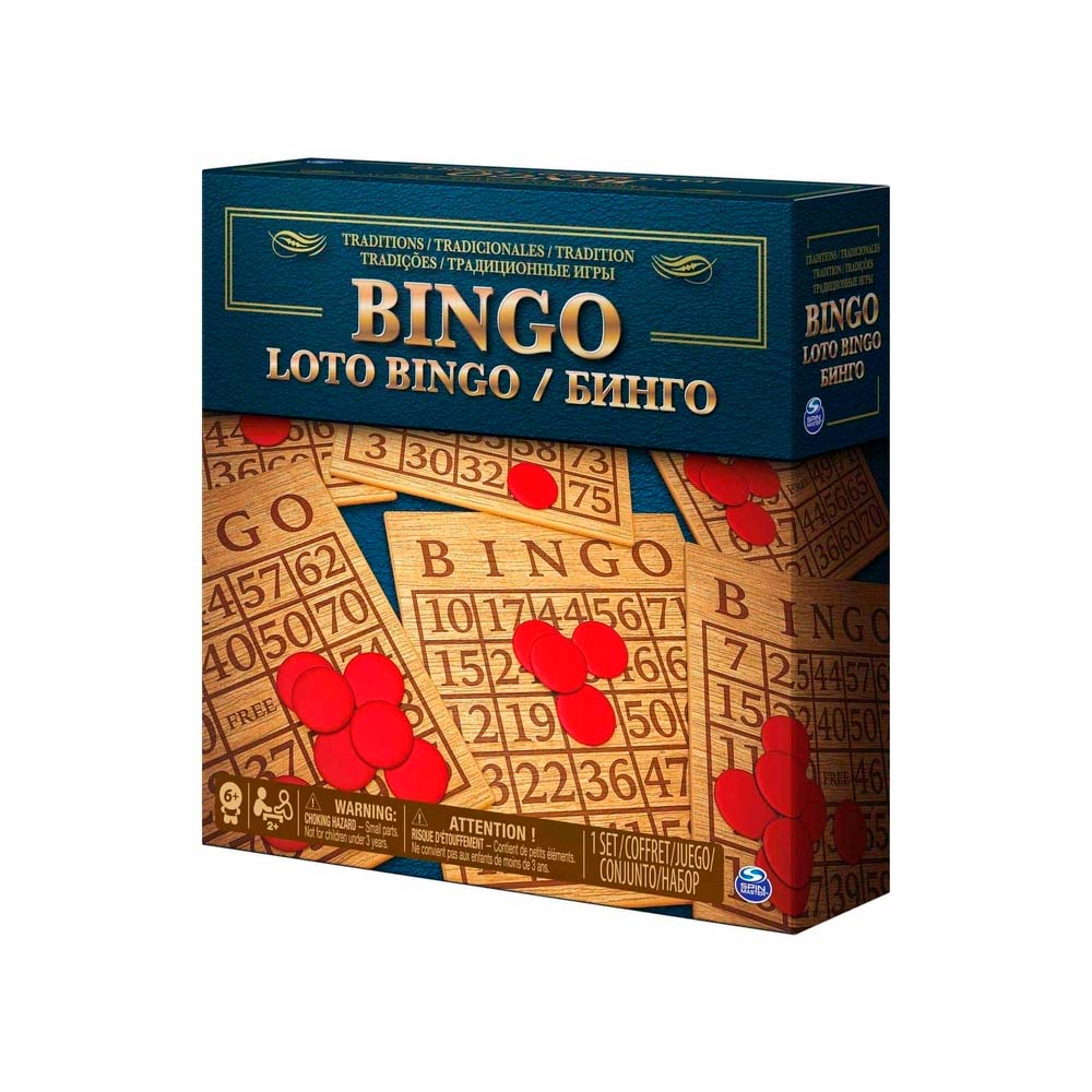 Juegos de Mesa Spin Master Bingo Lotto Tradicional